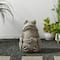 Glitzhome® 16.75" Faux Concrete Zen-Style Frog Garden Statue